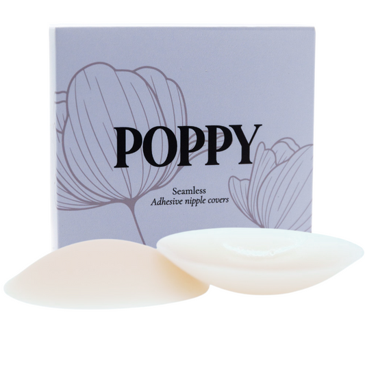 Poppy Nipple Cover - Champagne