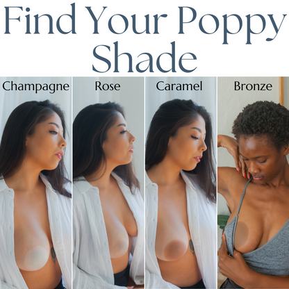 Poppy Nipple Cover - Rose